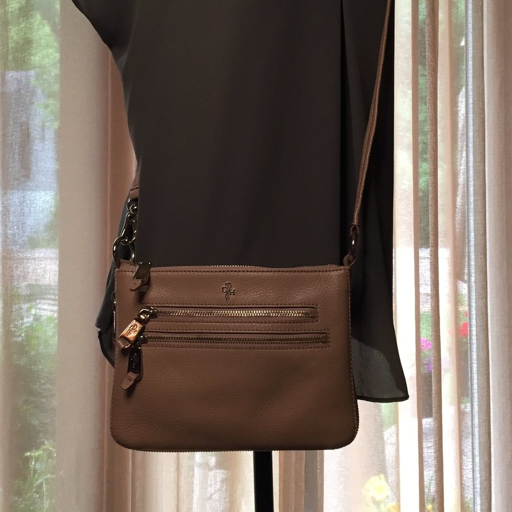 Cole Haan Light Beige Crossbody Purse